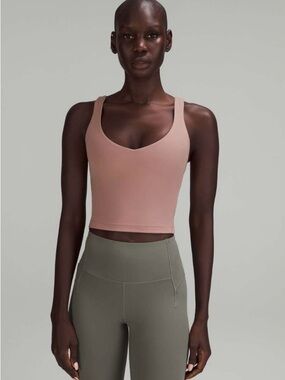 lululemon athletica Mauve Pink Align Cropped Tank